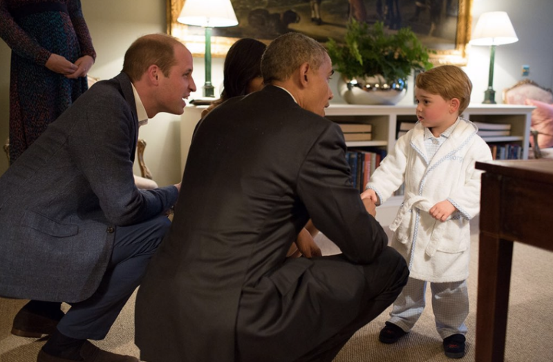 Artistâs rendering of White House transition of power. Image via Kensington Palace/The British Monarchy.